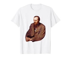 Portrait de Fyodor Dostoevsky par Vasily Perov T-Shirt Graphique avec Valeur
