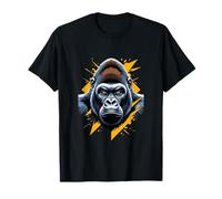 Portrait de Gorille avec Effet géométrique T-Shirt