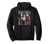 Portrait de groupe artistique des méchants de Disney Bad Girls Sweat à Capuche, Unisexe pour adultes, Noir, S