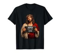 Portrait de Jésus avec Couronne d'Épines Vintage T-Shirt