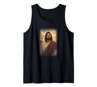 Portrait de Jésus-Christ Lever de Soleil chrétien Débardeur