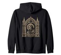 Portrait de Jésus-Christ Sacré Icône Cathédrale Gothique Sweat à Capuche