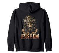 Portrait de Jésus est Le Roi du Christ, Conception de la Foi chrétienne Sweat à Capuche