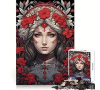 Portrait de Jeune Fille Slave Puzzle de 1000 pièces pour Adolescents Jeu de réflexion et de détente Découpe Nette Liste de souhaits du Père Noël 50x75cm