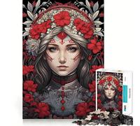 Portrait de Jeune Fille Slave Puzzle de 1000 pièces pour Adolescents Jeu de réflexion et de détente Découpe Nette Liste de souhaits du Père Noël 50x75cm