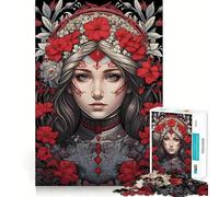 Portrait de Jeune Fille Slave Puzzle de 1000 pièces pour Adultes Jeu de logique et de précision pour Jouer à l'intérieur 38x52cm