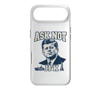 Portrait de John F Kennedy Ask Not sur l'histoire américaine Coque pour iPhone Air