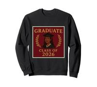 Portrait de Laurier Marron Royal de 2026 pour diplômé Sweatshirt