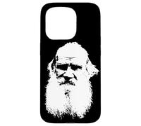 Portrait de Léon Tolstoï Coque pour iPhone 15 Pro