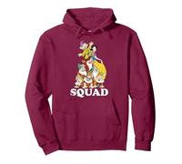 Portrait de l'escouade des Sept Nains de Blanche-Neige de Disney Sweat à Capuche, Unisexe pour adultes, Marron, XL
