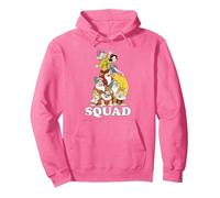 Portrait de l'escouade des Sept Nains de Blanche-Neige de Disney Sweat à Capuche, Unisexe pour adultes, Rose vif, XXL
