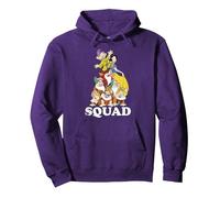 Portrait de l'escouade des Sept Nains de Blanche-Neige de Disney Sweat à Capuche, Unisexe pour adultes, Violet, XL