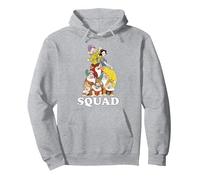 Portrait de l'escouade des Sept Nains de Blanche-Neige de Disney Sweat à Capuche, Unisexe pour adultes, Gris Chiné, M