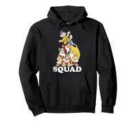 Portrait de l'escouade des Sept Nains de Blanche-Neige de Disney Sweat à Capuche, Unisexe pour adultes, Noir, L