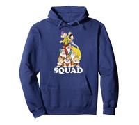 Portrait de l'escouade des Sept Nains de Blanche-Neige de Disney Sweat à Capuche, Unisexe pour adultes, Bleu Marine, M