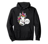 Portrait de Licorne - l'amour est sans limites - Comis Style 1 Sweat à Capuche