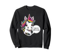 Portrait de Licorne - l'amour est sans limites - Comis Style 1 Sweatshirt