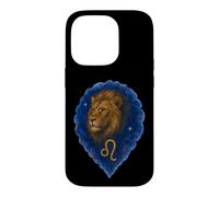 Portrait de Lion Aquarelle du Zodiaque Lion Coque pour iPhone 14 Pro