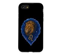 Portrait de Lion Aquarelle du Zodiaque Lion Coque pour iPhone SE (2020) / 7/8