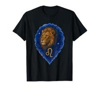Portrait de Lion Aquarelle du Zodiaque Lion T-Shirt