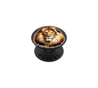 Portrait de Lion PopSockets PopGrip Adhésif