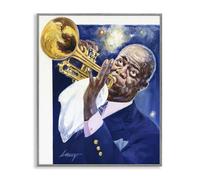 Portrait de Louis Armstrong | Gi encadrée
