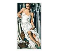 Portrait de Madame Allan Bott Poster de Tamara de Lempicka 50 x 100 cm Tableaux Décoration murale