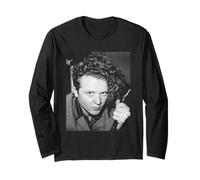 Portrait de Mick Hucknall Simply Red Tenant en arrière Les années Manche Longue