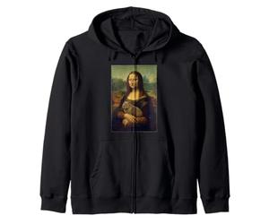 Portrait de Mona Lisa Capybara Art drôle de la Renaissance Sweat à Capuche