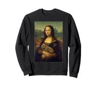 Portrait de Mona Lisa Capybara Art drôle de la Renaissance Sweatshirt