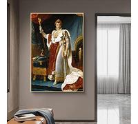 Portrait de Napoléon Cour Européenne Peintures Impression sur Toile Art Affiches Et Gravures Classique Napoléon Art Photos 50x70cm sans Cadre