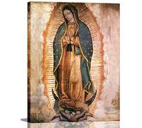Portrait de Notre-Dame de Guadalupe - Décoration murale - Vierge Marie - Affiche religieuse catholique - Pour autel - Décoration de salon, chambre à coucher, Lamina enmarcada de Nuestra Señora de