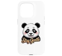 Portrait de Panda, Restez Doux Coque pour iPhone 15 Pro