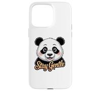 Portrait de Panda, Restez Doux Coque pour iPhone 15 Pro Max