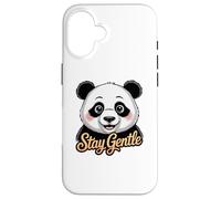 Portrait de Panda, Restez Doux Coque pour iPhone 16