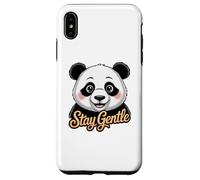 Portrait de Panda, Restez Doux Coque pour iPhone XS Max