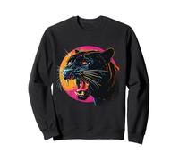 Portrait de panthère, animal sauvage, motif d'art animalier, amateur de panthères Sweatshirt