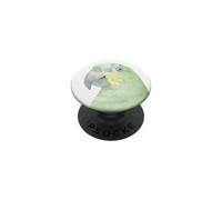 Portrait de Perroquet Aquarelle amazonienne à Ailes Orange PopSockets PopGrip Adhésif