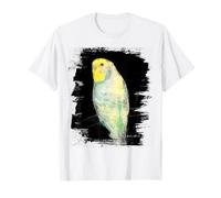 Portrait de Perruche Vert et Jaune - Cadeau pour Animal Domestique T-Shirt