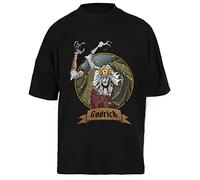 Portrait De Personnages Elden Ring T-Shirt Unisexe Noir Baggy Tee pour Hommes Femmes