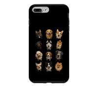 Portrait de Races de Chiens et Chats réalistes - Cadeaux Amusants Coque pour iPhone 7 Plus/8 Plus