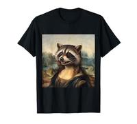 Portrait de Raton Laveur inspiré de Mona Lisa - Parodie de Style Renaissance T-Shirt