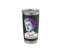 Portrait de Rosa Luxembourg Gobelet isotherme en acier inoxydable double paroi