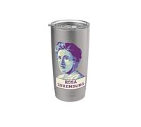 Portrait de Rosa Luxembourg Gobelet isotherme en acier inoxydable double paroi