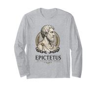 Portrait de Sagesse Grecque Antique du Philosophe stoïcien d'Épictète Manche Longue