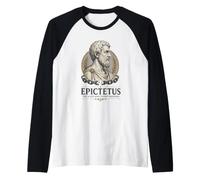 Portrait de Sagesse Grecque Antique du Philosophe stoïcien d'Épictète Manche Raglan