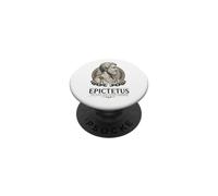 Portrait de Sagesse Grecque Antique du Philosophe stoïcien d'Épictète PopSockets PopGrip Adhésif