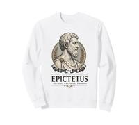 Portrait de Sagesse Grecque Antique du Philosophe stoïcien d'Épictète Sweatshirt