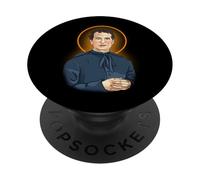 Portrait de Saint Jean Bosco PopSockets PopGrip Adhésif