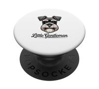 Portrait de Schnauzer Miniature Petit Gentleman PopSockets PopGrip Adhésif